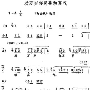 评剧谱 | 劝万岁你莫要动真气 打金枝 选段 筱俊亭