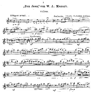 长笛曲谱 | Opern Transcriptionen.Op.45 5