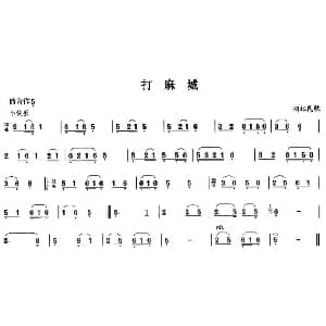 葫芦丝谱 | 打麻城