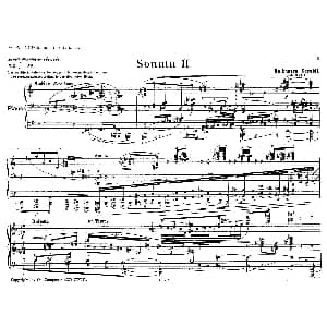 Piano Sonata No.2 钢琴谱 凯克豪斯鲁 沙帕吉 索拉布吉