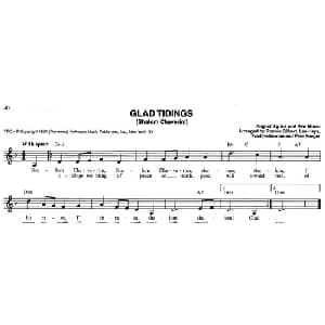 GLAD TIDINGS_外国歌谱