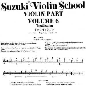 小提琴谱 | 铃木小提琴教材第六册 Suzuki Violin School Violin Part VOLUME 6 铃木镇一