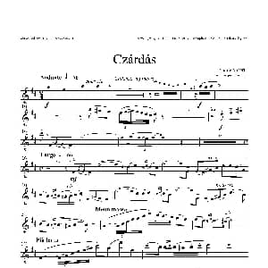 萨克斯谱 | Czardas 查尔达斯 15重奏 3支中音萨克斯