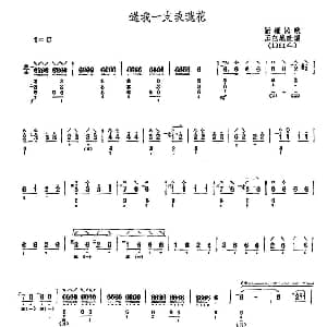 琵琶谱 | 送我一支玫瑰花 王范地改编