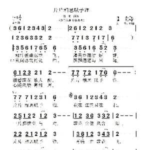 片片相思赋予谁_歌曲简谱_词曲:冰, 吻 晓 依