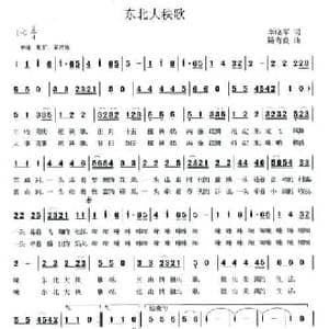 东北大秧歌_民歌简谱_词曲:李晓军 陆有良