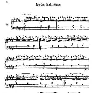 Etudes Enfantines Op.37 钢琴谱 亨利 莱蒙 Henry Lemoine