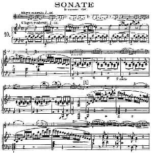 小提琴谱 | SONATE 奏鸣曲 小提琴 钢琴伴奏 莫扎特
