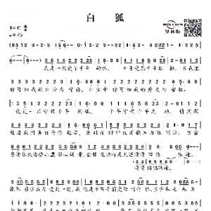 白狐_歌谱投稿_词曲:孙红莺 李旭辉