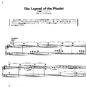 The Legend Of The Pianist 钢琴谱 意 埃尼奥 莫里康内 Ennio Morricone