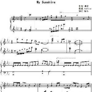 My Sunshine 钢琴谱 谭旋作曲 In$how扒谱