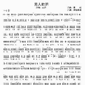 男人的泪_歌谱投稿_词曲:章毅 章毅