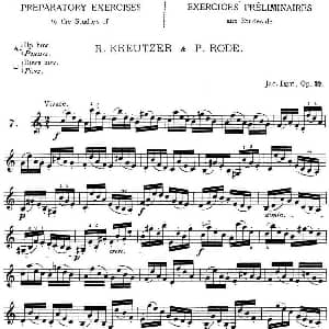 小提琴谱 | 顿特24首小提琴练习曲 作品37—7 顿特