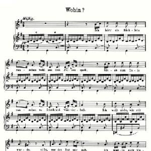 Wohin？_外国歌谱