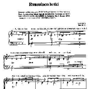 Finland folk song_外国歌谱