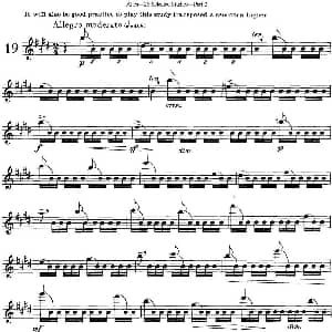 长笛曲谱 | 阿尔泰斯26首精选长笛练习曲 NO.19 Altes 阿尔泰斯