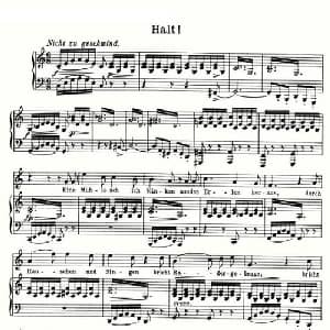 Halt！_外国歌谱