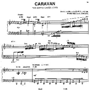 CARAVAN 钢琴谱 Art Tatum 亚瑟 泰特姆二世