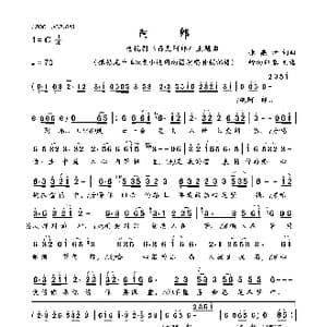 阿郎_歌曲简谱_词曲:张燕清 张燕清