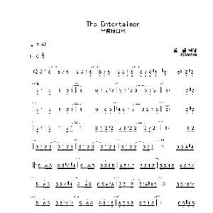 The Entertainer C 首调简谱_歌曲简谱_词曲: Scott Joplin