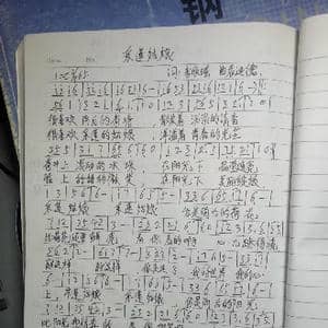 采莲姑娘_歌曲简谱_词曲:李欣瑶 袁进德