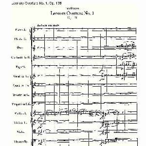 Leonore Overture No.1, Op.138