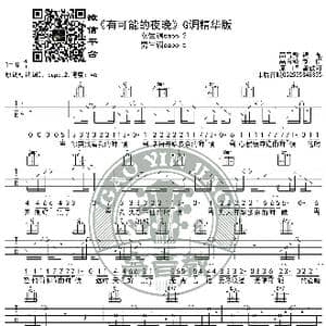 有可能的夜晚 吉他谱G调精华版 曾轶可 高音教编配_歌谱投稿