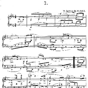 Waltzes Op.23 钢琴谱 狄奥多 柯希纳