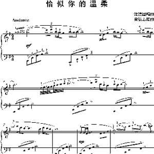 恰似你的温柔_歌曲简谱_词曲: 沈建国