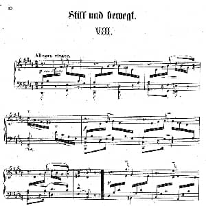 Clavierstucke "Still und Bewegt" Op.24 钢琴谱 德 狄奥多•柯希纳