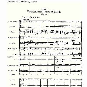 Variations on a Theme by Haydn 海顿主旋律变奏曲 一