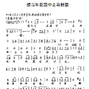秦腔 想当年花园中走马射箭 孟丽君 皇甫少华唱段