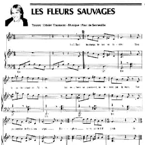 LES FLEURS SAUVAGES 钢琴谱