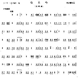 白头吟 广东音乐 何少霞