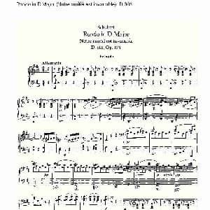 Rondo in D Major 钢琴谱