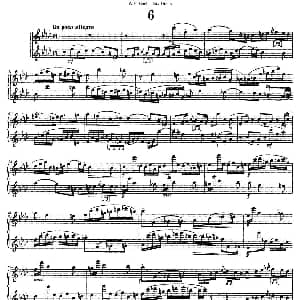 萨克斯谱 | Six Duets 6首二重奏 6 W.F.巴赫