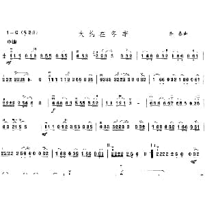 二胡谱 | 大约在冬季 齐秦
