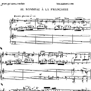 Piano Concerto in c sharp Minor 钢琴谱 弗朗西斯 普朗克