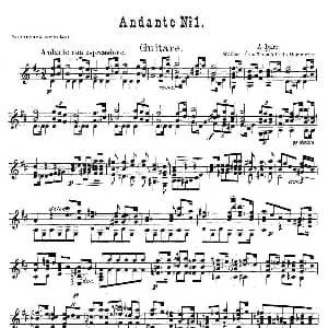 Andante.no1 吉他谱