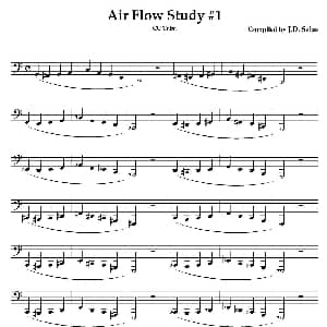 Air Flow Study C Tuba 大号练习教材选曲