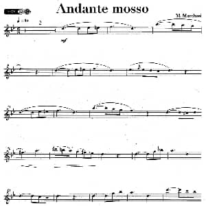 萨克斯谱 | Andante mosso M Marchesi