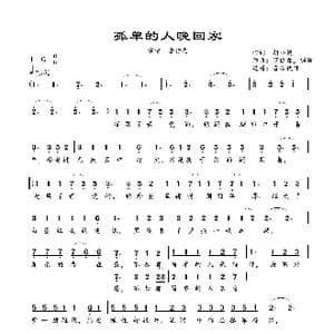 孤单的人晚回家_歌曲简谱_词曲:胡小健 罗俊霖,顾雄
