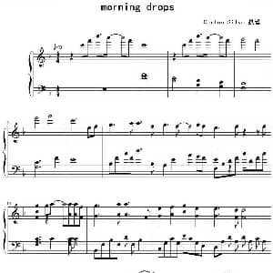Morning Drops 钢琴谱 Carlos Silva扒谱