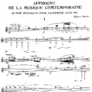 萨克斯谱 | 15首现代派练习曲 1 迪朗哥