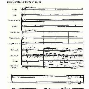 bB大调第四交响曲 Op.60第二乐章