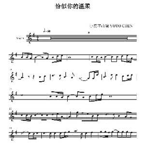 恰似你的温 _歌谱投稿