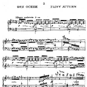 Ten Pieces from Cinderella Op.97 钢琴谱 谢尔盖 普罗科菲耶夫