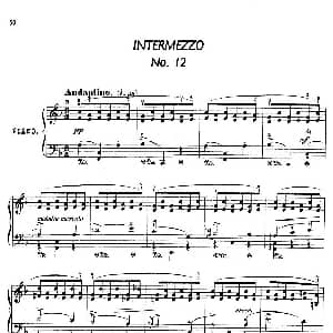 24 Characteristic Pieces Op.36 钢琴谱 安东 斯捷潘诺维奇 阿连斯基