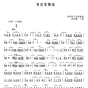 二胡谱 | 拿波里舞曲 俄 柴科夫斯基曲 林光璇改编