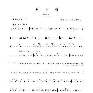 葫芦丝谱 | 槐乡情 葫芦丝独奏 毕玉志等